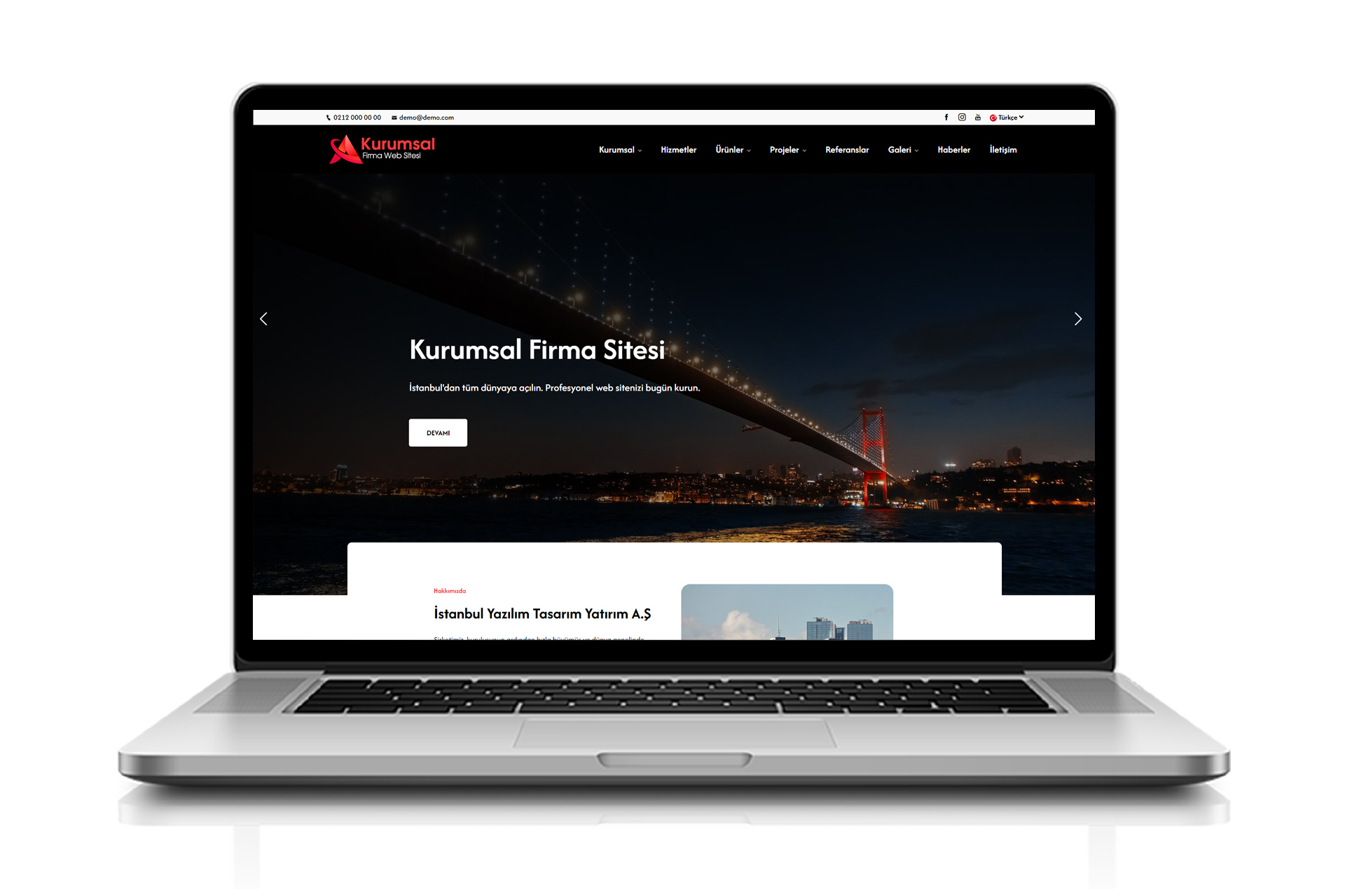 Kurumsal Web Sitesi  - Bosphorus 